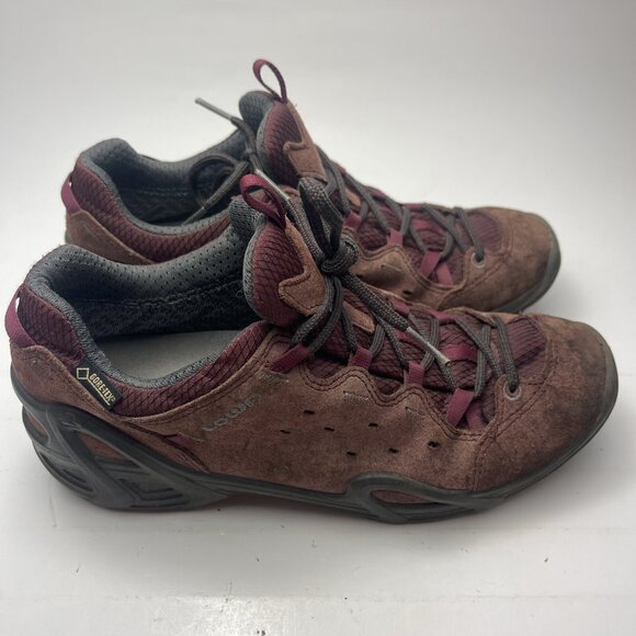 Lowa Women's Elba GTX Low Hiking Shoes - Red Size 8 US (39.5 EU) - Picture 1 of 13